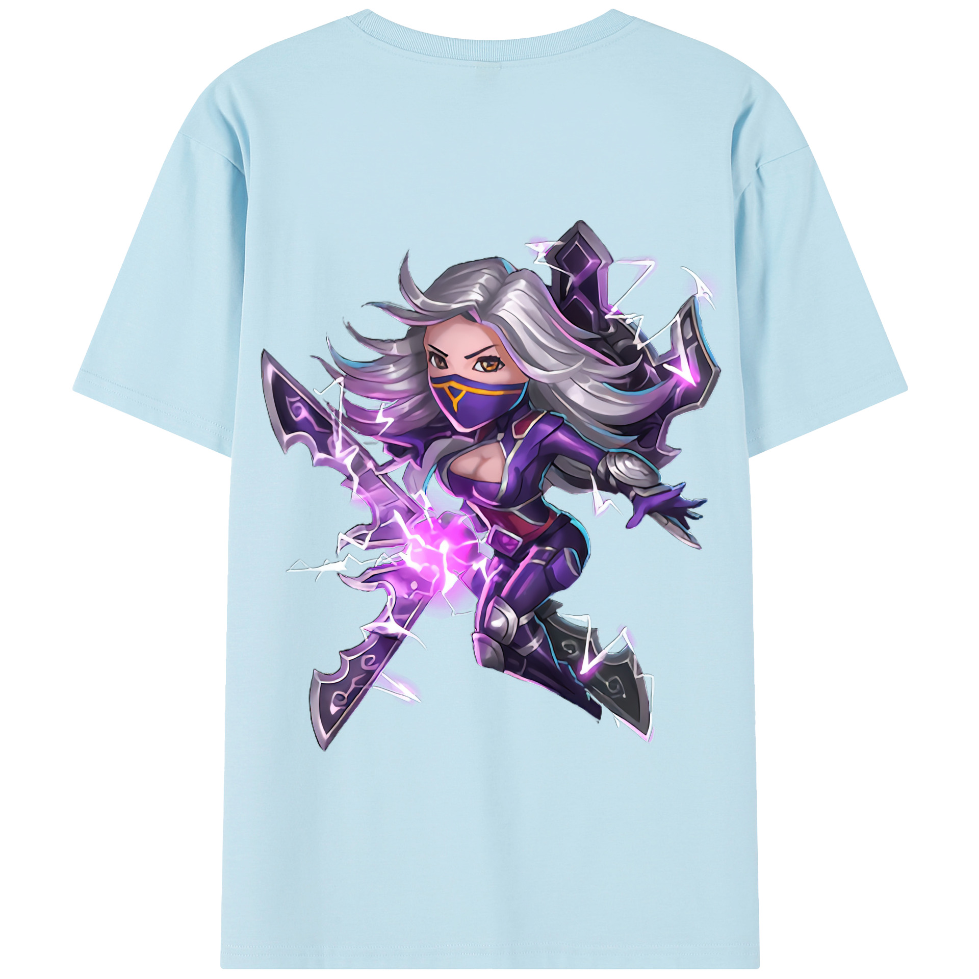 リーグ・オブ・レジェンド League of Legends LOL 綿100％半袖Tシャツ（背面プリント）